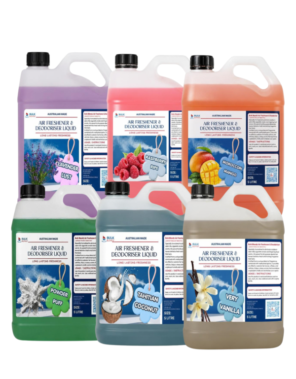 Bulk Blendz Air Freshener and Deodoriser Liquids Bulk Blendz Air Freshener and Deodoriser Liquids