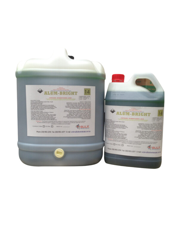 Aluminium Cleaner and Brightener