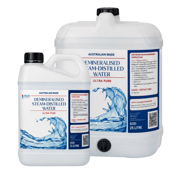 Bulk Blendz Demineralised Steam Distilled Water Bulk Blendz Demineralised Steam Distilled Water