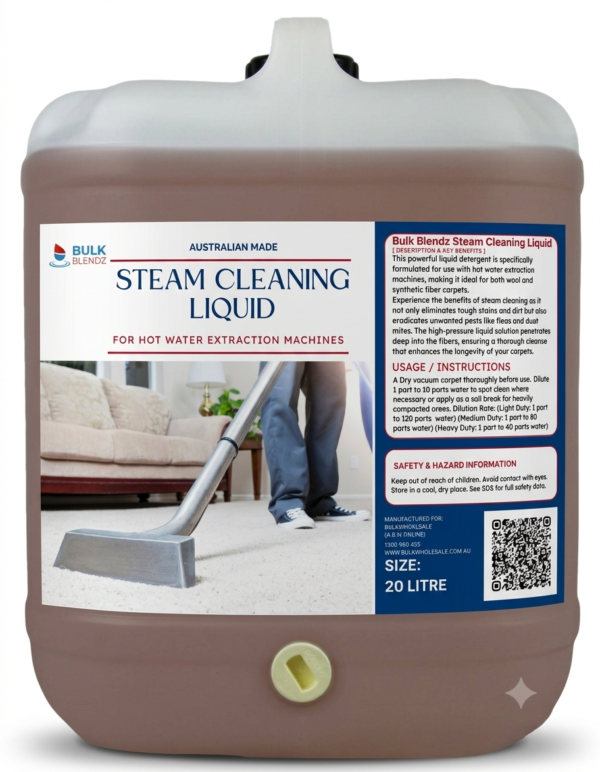 SCL20 Bulk Blendz Carpet Steam Cleaning Hot Water Extraction Liquid