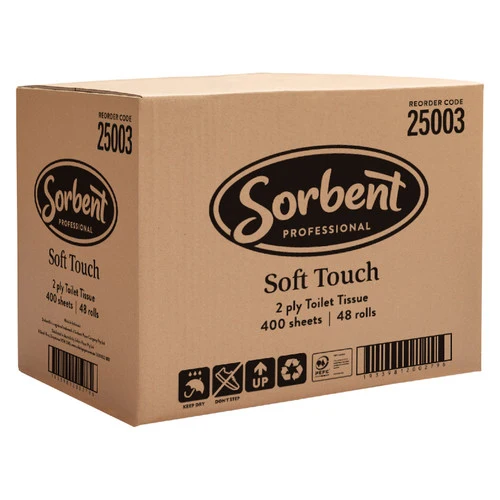 sorbent_25003_soft_touch_toilet_tissue_2_ply_400_sheets_carton_of_48_3__06151.1775964933.500.750 Sorbent® Soft Touch 2ply 400s Toilet Paper x 48 rolls