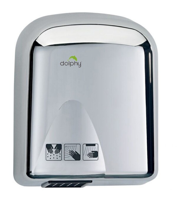 Dolphy Stainless Steel Two Waves Automatic Hand Dryer 1650W
