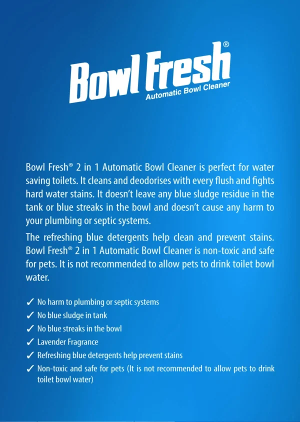Bowl Fresh Automatic Toilet Bowl Cleaner 6 pack Bowl Fresh Automatic Toilet Bowl Cleaner 6 pack
