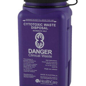 FitTank Cytotoxic Purple Sharps Containers