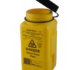 FitTank Sharps Medical Containers Screw Lid or Snap Top