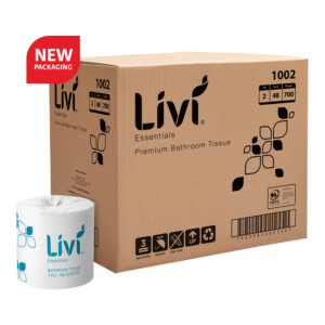 LIVI Essentials 2 ply 700 sheet Toilet Tissues LIVI Essentials 2 ply 700 sheet Toilet Tissues