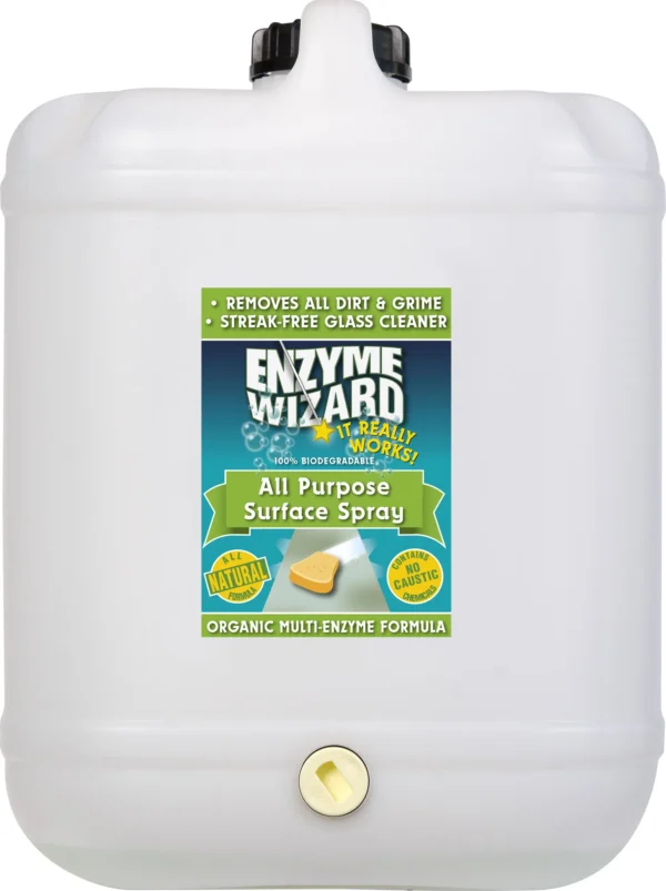 Enzyme Wizard All Purpose Organic Surface Spray 20 Litre Enzyme Wizard All Purpose Organic Surface Spray 20 Litre