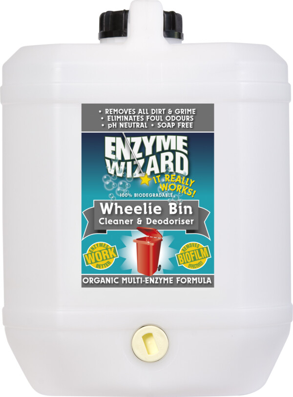 Enzyme Wizard Wheelie Bin Cleaner and Deodoriser