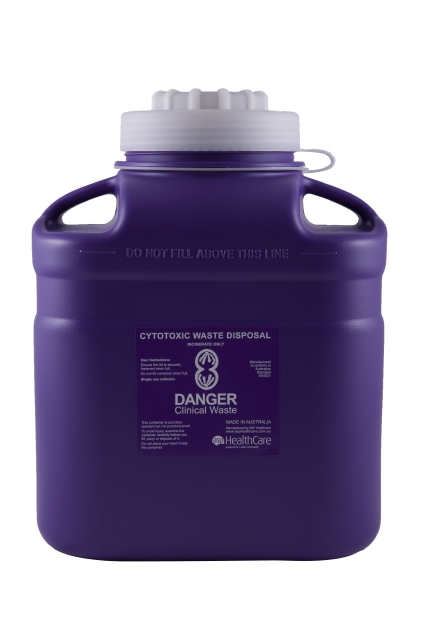 FitTank Cytotoxic Purple Sharps Containers