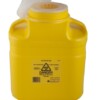 FitTank Sharps Medical Containers Screw Lid or Snap Top
