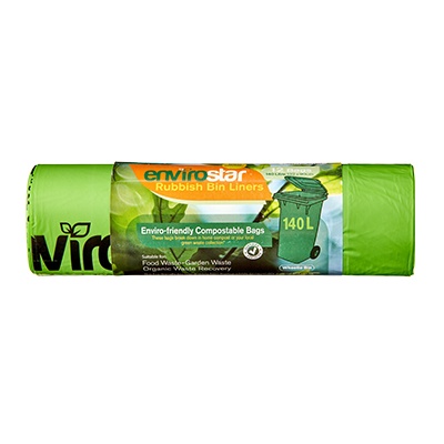 EnviroStar Eco Friendly Compostable Bin Liners in multiple sizes EnviroStar Eco Friendly Compostable Bin Liners in multiple sizes