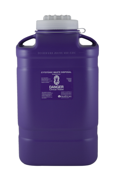 FitTank Cytotoxic Purple Sharps Containers