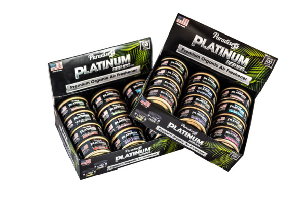 Paradise Platinum Series Organic Car Air Freshener Canisters Paradise Platinum Series Organic Car Air Freshener Canisters