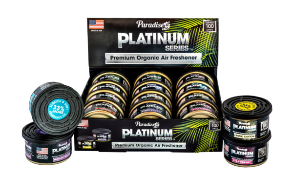 Paradise Platinum Series Organic Car Air Freshener Canisters Paradise Platinum Series Organic Car Air Freshener Canisters