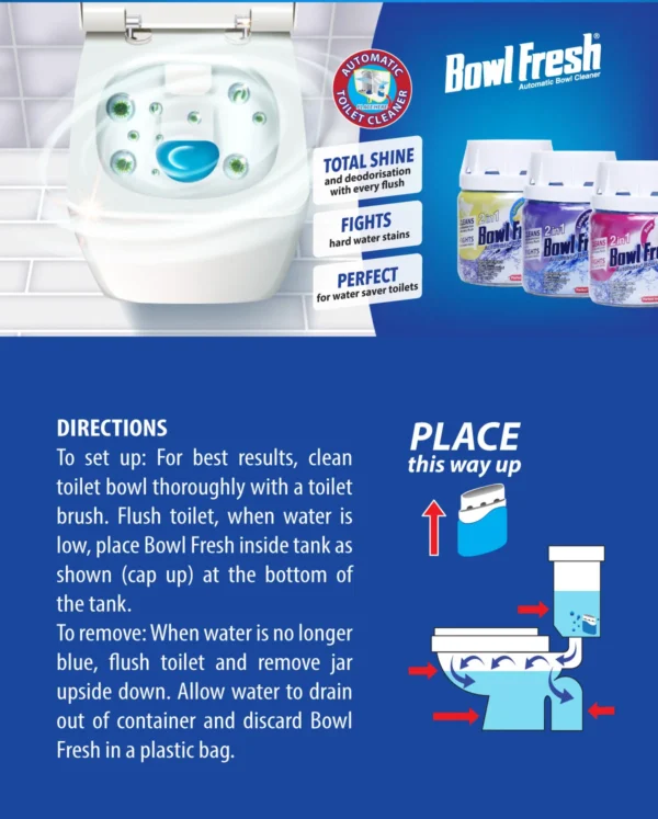 Bowl Fresh Automatic Toilet Bowl Cleaner 6 pack Bowl Fresh Automatic Toilet Bowl Cleaner 6 pack