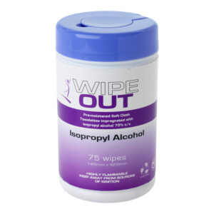 Wipe Out Isopropyl Alcohol Wipes (75 wipes per tub)