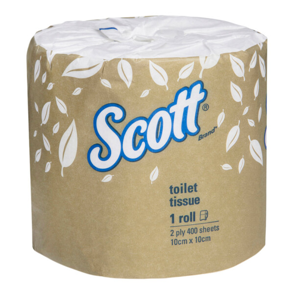 SCOTT® Toilet Tissue 2 Ply, 48 Rolls / Case, 400 Sheets SCOTT® Toilet Tissue 2 Ply, 48 Rolls / Case, 400 Sheets