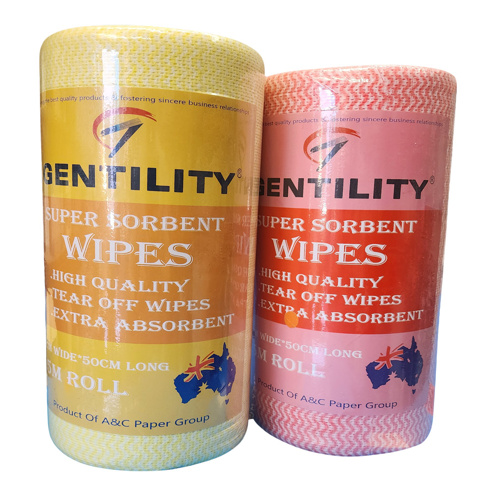 Gentility Super Sorbent Cloth Wipes 45 metre roll Gentility Super Sorbent Cloth Wipes 45 metre roll