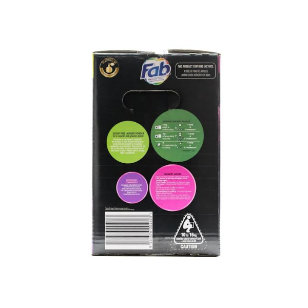 Fab Front and Top Loader Perfume Indulgence Sublime Velvet Laundry Powder 15 kg Jumbo