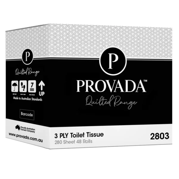 Provada Quilted Signature Range 3 Ply 280 Sheets X 48 Rolls Provada Quilted Signature Range 3 Ply 280 Sheets X 48 Rolls