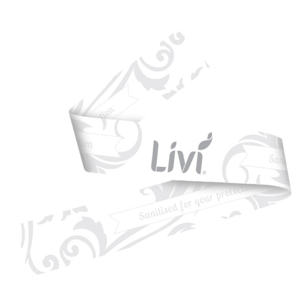 Livi Toilet Hygiene Seals x 500 units per carton Livi Toilet Hygiene Seals x 500 units per carton