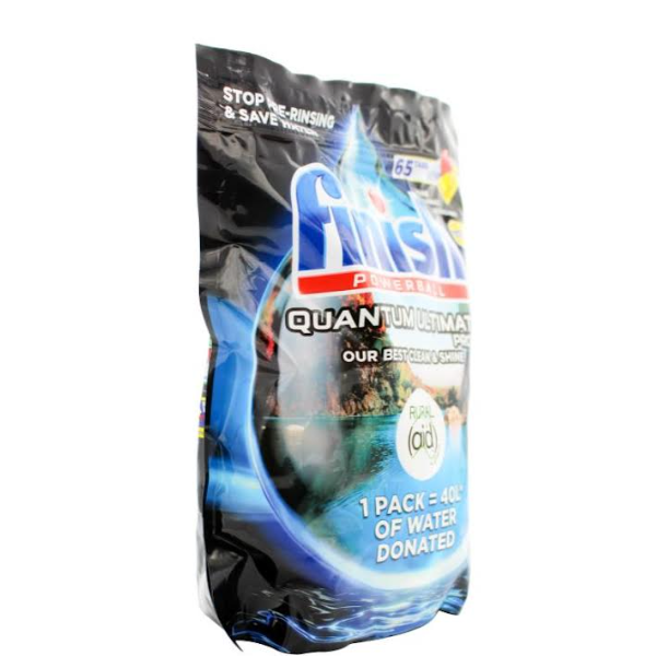 Finish 65 pack Ultimate Pro Powerball Dishwashing Tablets
