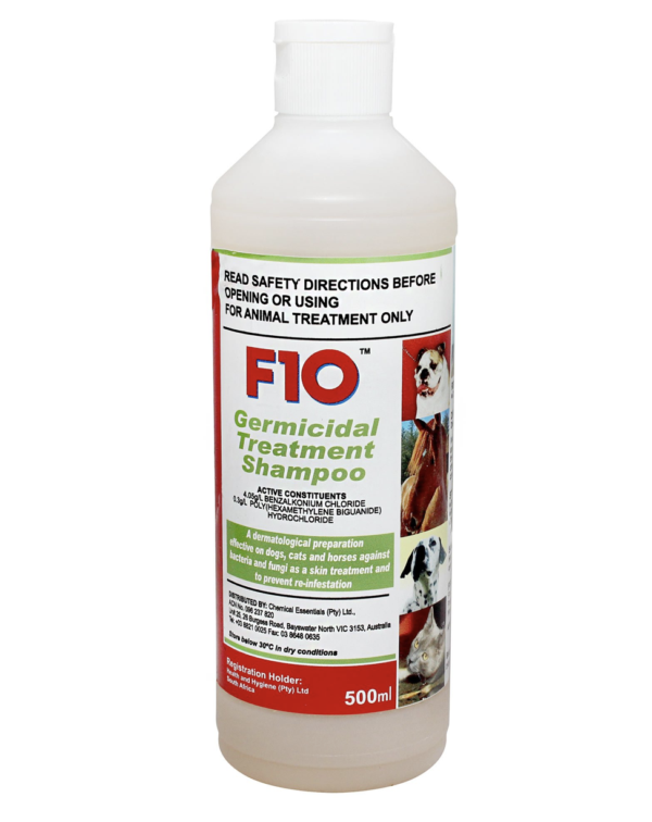 F10 Germicidal Treatment Shampoo for Dogs and Cats F10 Germicidal Treatment Shampoo for Dogs and Cats