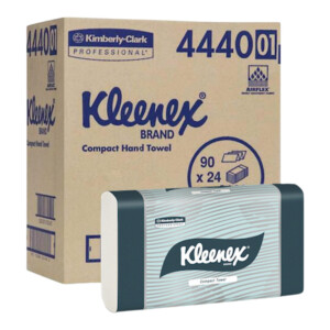 Kleenex (Airflex) Compact Hand Towels 29.5 x 19cm (24 units per carton x 90 sheets)