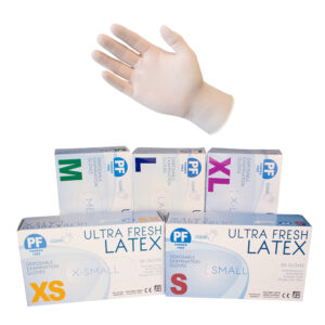 Ultra Fresh Clear Latex Powder Free Examination Gloves Ultra Fresh Clear Latex Powder Free Examination Gloves