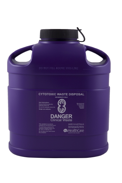 FitTank Cytotoxic Purple Sharps Containers
