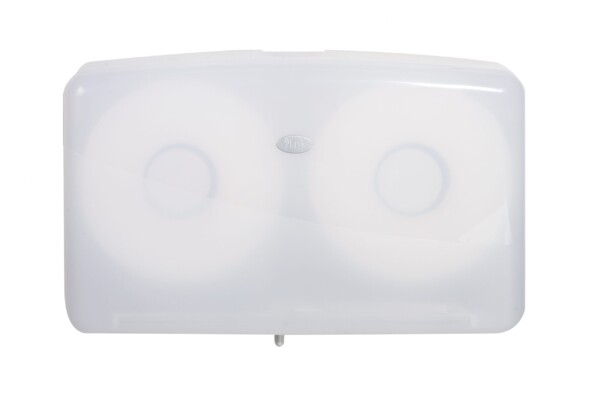 Livi Double Jumbo Toilet Roll Dispenser - Pearl White Livi Double Jumbo Toilet Roll Dispenser - Pearl White