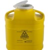 FitTank Sharps Medical Containers Screw Lid or Snap Top