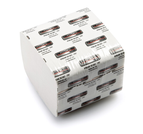 Rosche 2 ply Interleaved Toilet Tissues 250 sheet x 36 packs per carton