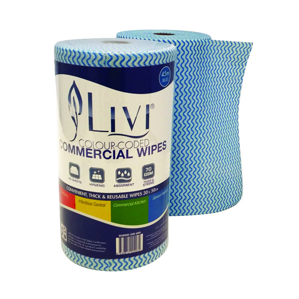 Livi Essentials Commercial Cloth Wipes 90’s – HACCP Approved