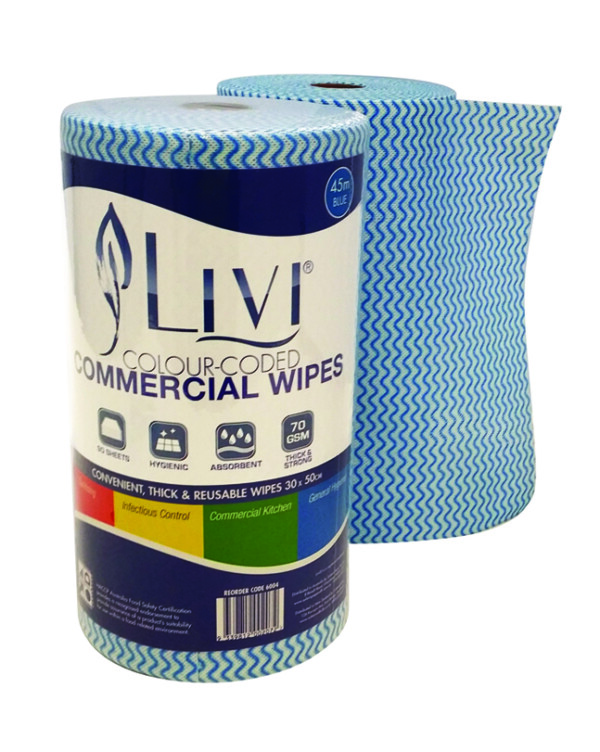 Livi Essentials Commercial Cloth Wipes 90’s – HACCP Approved Livi Essentials Commercial Cloth Wipes 90’s – HACCP Approved