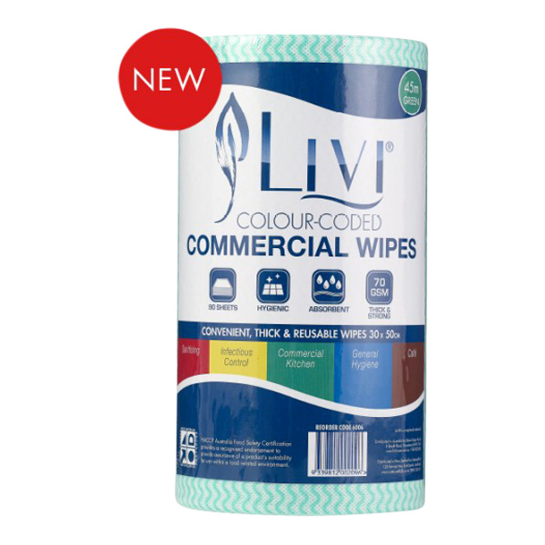 Livi Essentials Commercial Cloth Wipes 90’s – HACCP Approved Livi Essentials Commercial Cloth Wipes 90’s – HACCP Approved