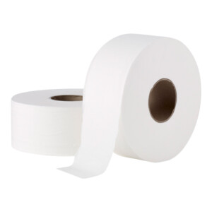 LIVI Basics 1 Ply Jumbo Toilet Roll 500m / 8 rolls per carton