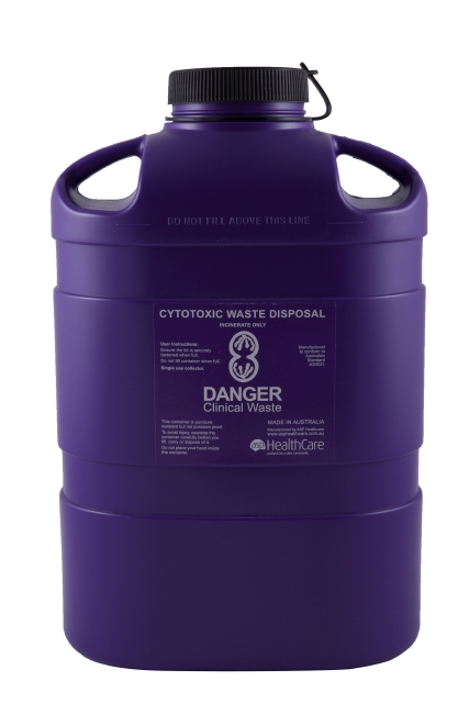 FitTank Cytotoxic Purple Sharps Containers