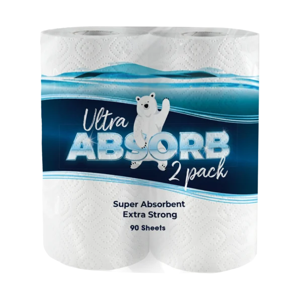 Ultra Absorb Extra Strong Paper Kitchen Towels X 24 Rolls