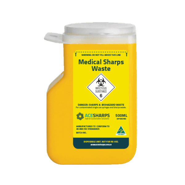 Ace Medical Sharps Waste Yellow Containers Ace Medical Sharps Waste Yellow Containers