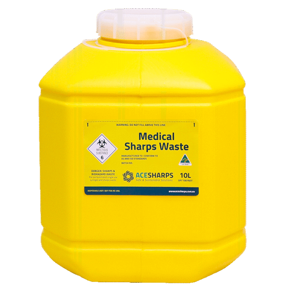 Ace Medical Sharps Waste Yellow Containers Ace Medical Sharps Waste Yellow Containers