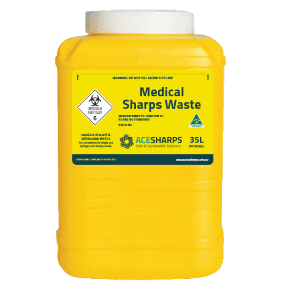 Ace Medical Sharps Waste Yellow Containers Ace Medical Sharps Waste Yellow Containers
