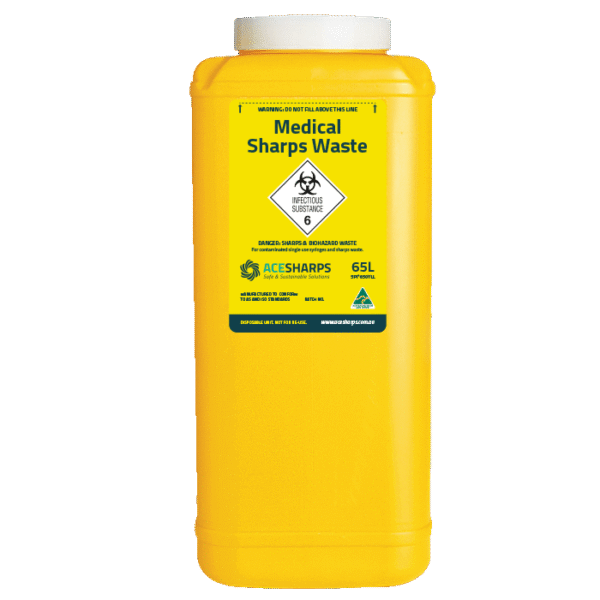 Ace Medical Sharps Waste Yellow Containers Ace Medical Sharps Waste Yellow Containers