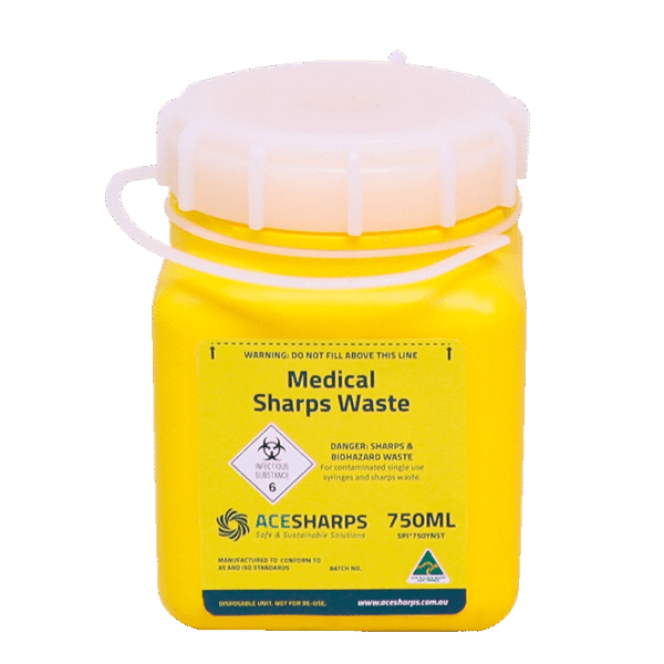 Ace Medical Sharps Waste Yellow Containers Ace Medical Sharps Waste Yellow Containers