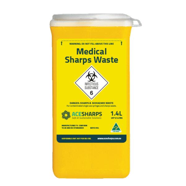 Ace Medical Sharps Waste Yellow Containers Ace Medical Sharps Waste Yellow Containers