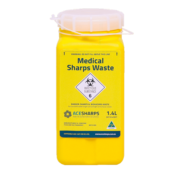 Ace Medical Sharps Waste Yellow Containers Ace Medical Sharps Waste Yellow Containers