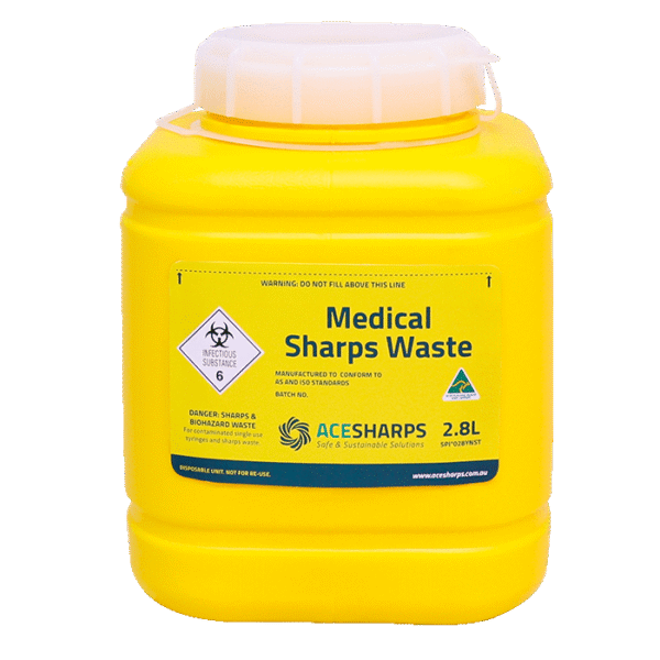 Ace Medical Sharps Waste Yellow Containers Ace Medical Sharps Waste Yellow Containers
