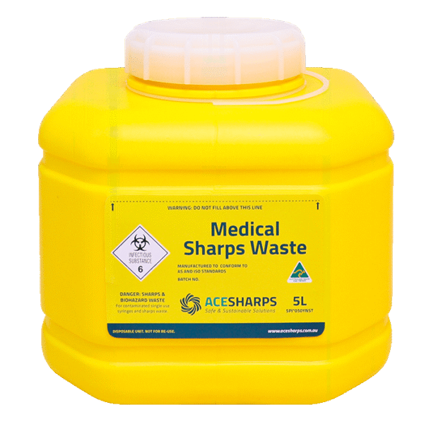 Ace Medical Sharps Waste Yellow Containers Ace Medical Sharps Waste Yellow Containers