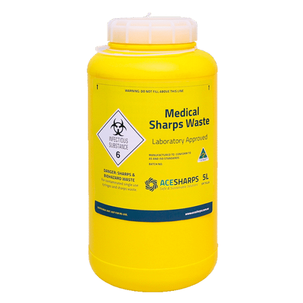 Ace Medical Sharps Waste Yellow Containers Ace Medical Sharps Waste Yellow Containers