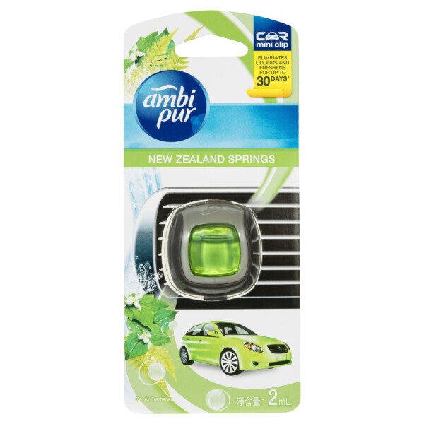 Ambi-Pur Car Vent Clip 2mL (4 fragrances available)